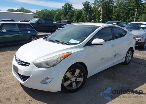 2012 Hyundai Elantra Gls из США, поврежденный, VIN 5NPDH4AE8CH137898